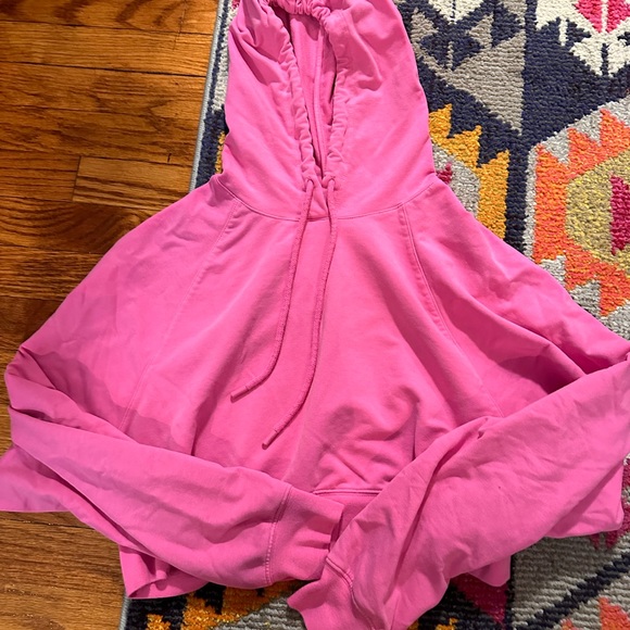 Cropped double take hoodie alo paradise pink size small - Picture 6 of 7